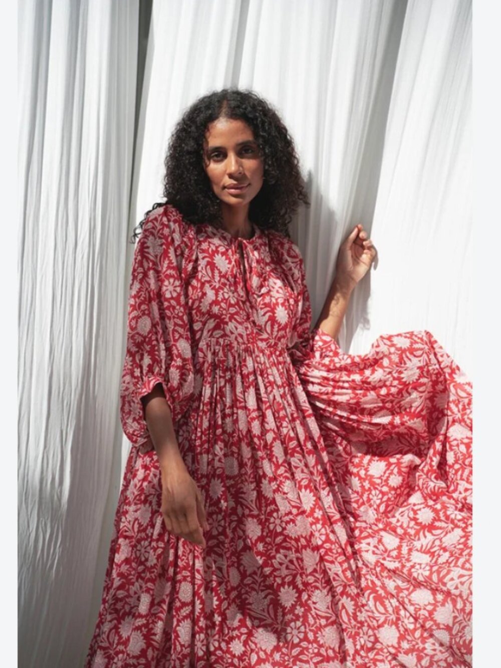 Daughters of India Kyra Midi Dress Size XS EUC